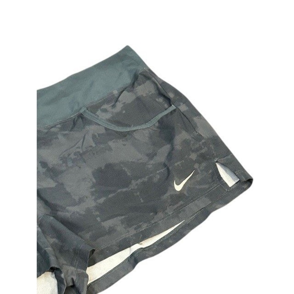 Nike Dri-Fit XL Camo Running Shorts Womens Athletic Gym Workout Activewear Sport - Picture 7 of 12